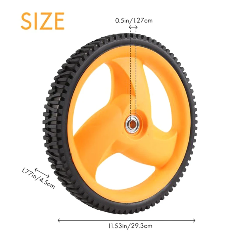 2 шт./упаковка заднее колесо для газонокосилки Husqvarn 293-09 5324035-49 5324327 532403509 532432749