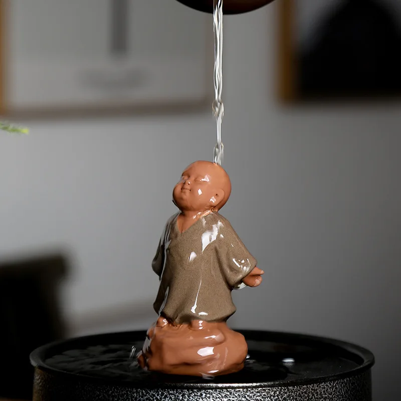 Керамические маленькие украшения для автомобиля китайский дзен-пурпурный