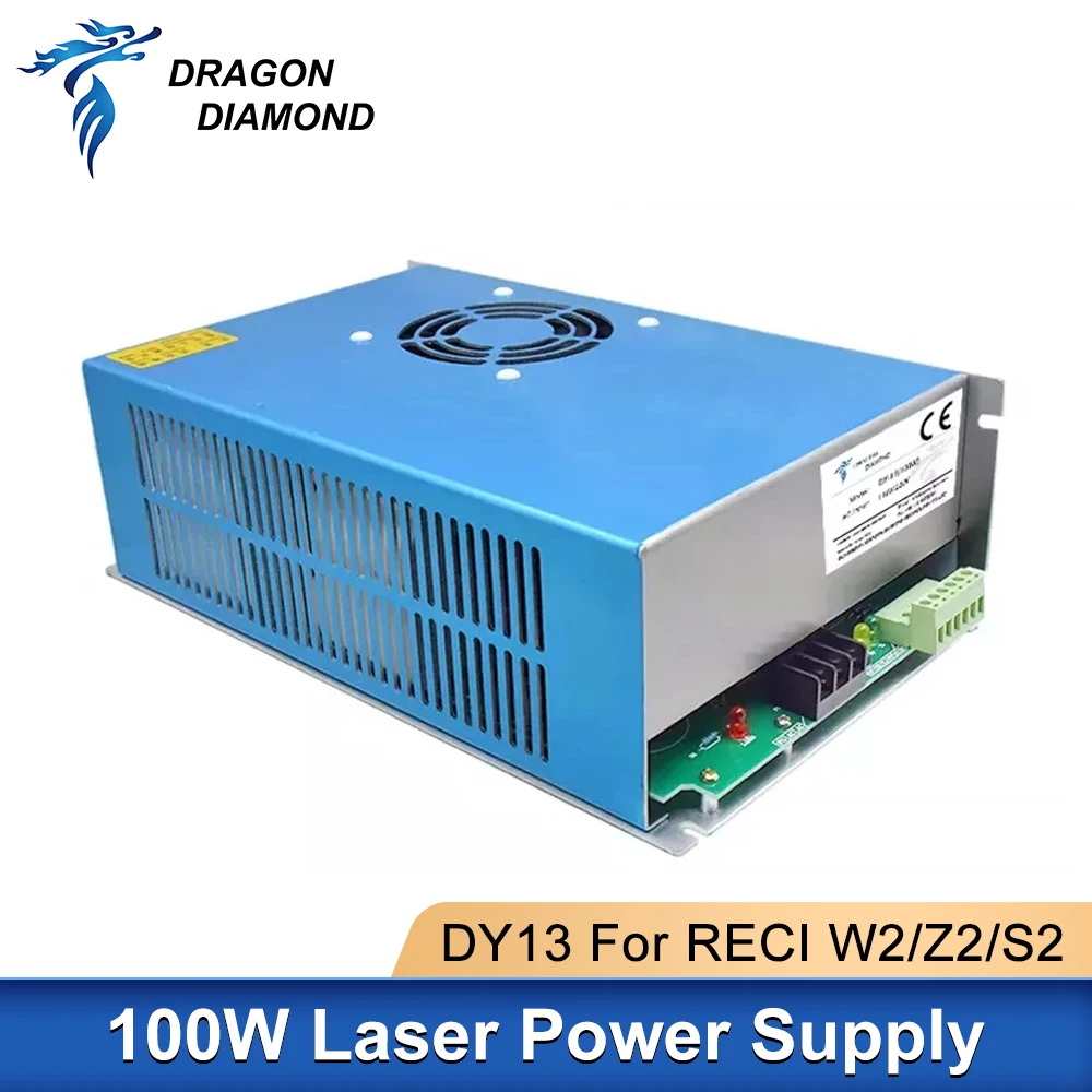 DY13 100W Co2 Laser Power Supply For RECI W2/Z2/S2 Laser Tube For Laser Engraving and Cutting Machine DY Series