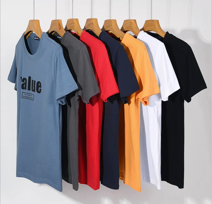 

Однотонный американский и Европейский Популярный хлопковый спортивный с коротким рукавом и круглым вырезом женская национальная GRR27