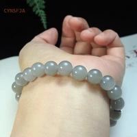 cynsfja new real rare certified natural hetian jade nephrite lucky amulets light purple jade bracelets high quality best gifts