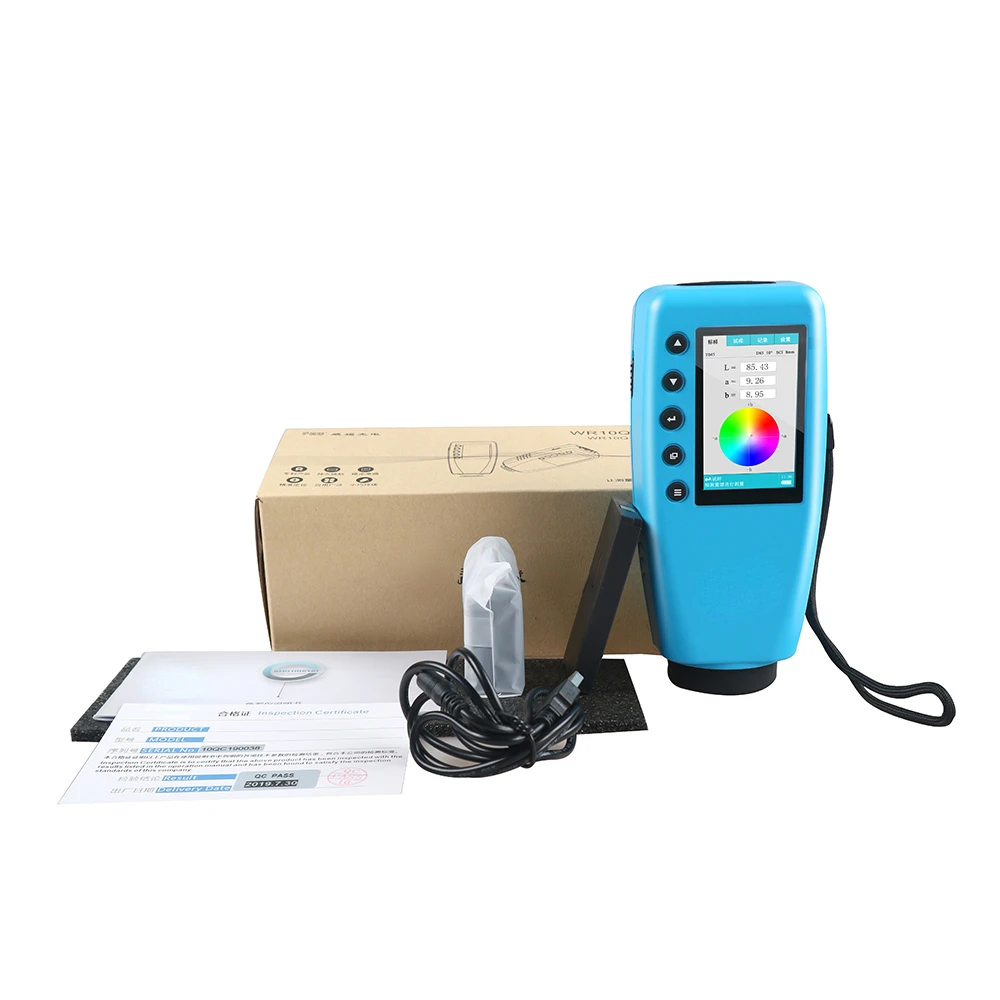 

Most cost-effective Protable colorimeter WR10QC with 4mm aperture for color quality analysis production line testing