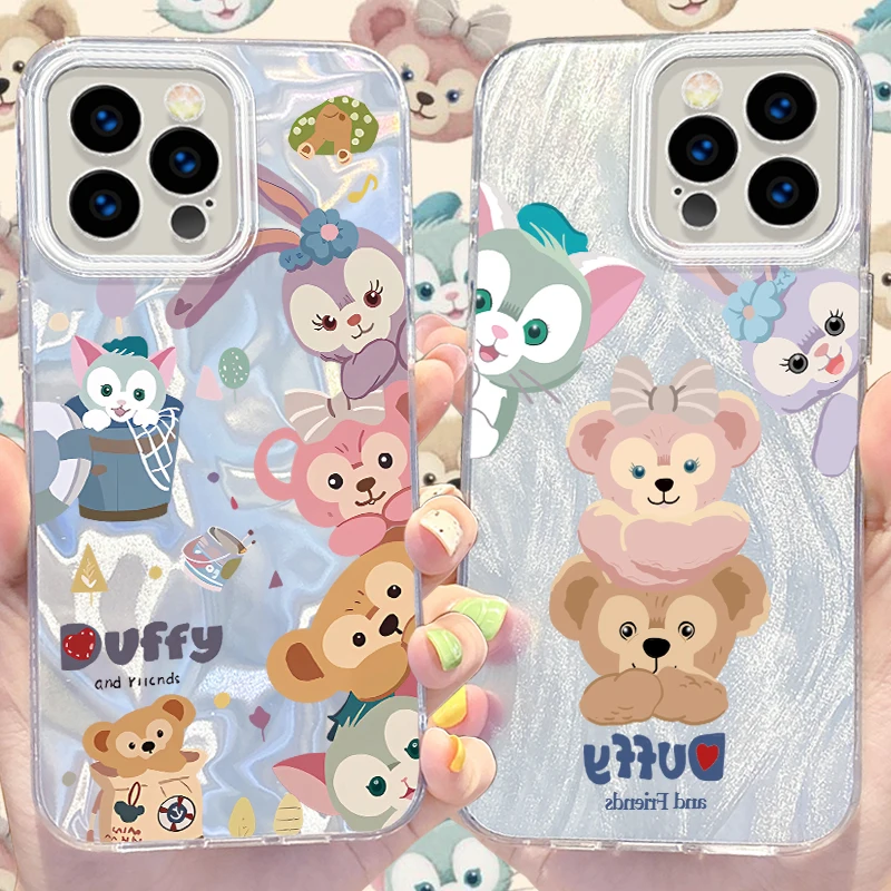 Чехол для телефона Disney StellaLou Duffy Camlet iPhone 16 15 14 13 12 11 Pro Max XR XS X 8 7 6S 6 Plus SE 2020 2022 Cover Funda
