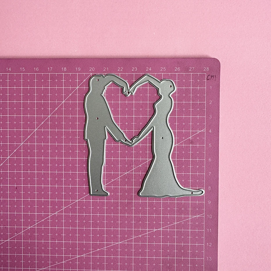 Свадебное сердце с узором для скрапбукинга вырубные штампы распродажа на складе