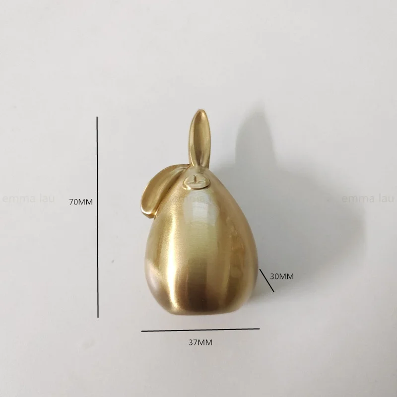 

Латунные ручки для мебели в виде кролика, цветка, ветки
