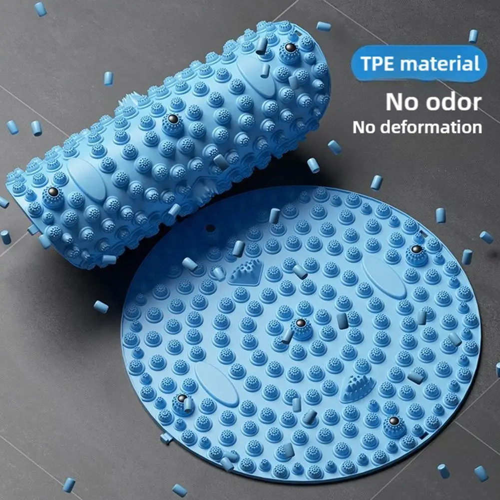 Foot Massage Acupressure Mat Muscle Relaxation Acupuncture Pilates Fitness Yoga Accessories Training Round Workout