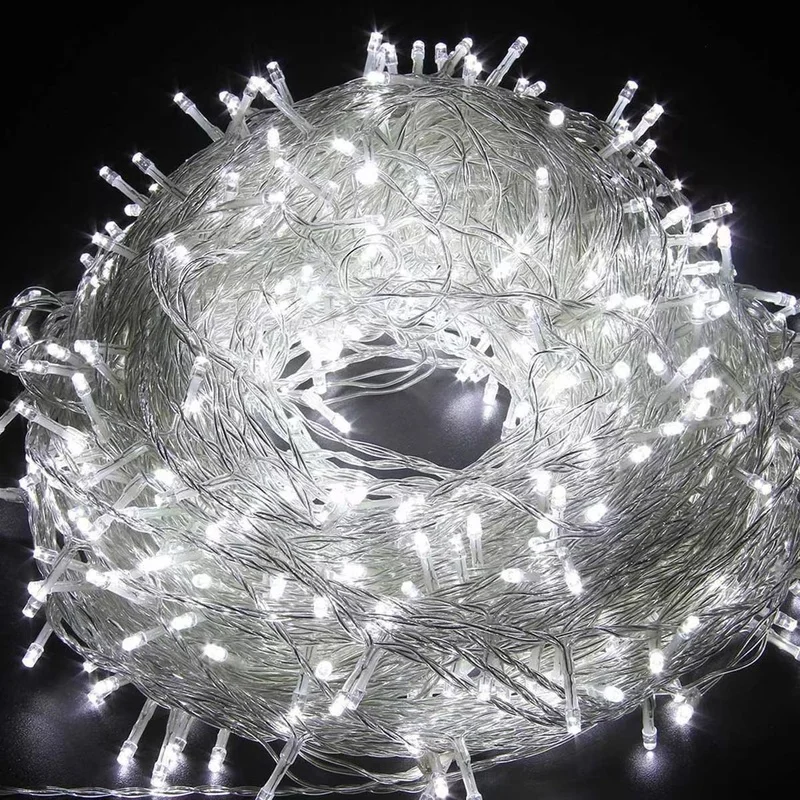 

100M 50M 30M 10M Holiday Led Christmas Lights Outdoor LED String Lights Garland Fairy Lighting Decoration for Party Wedding