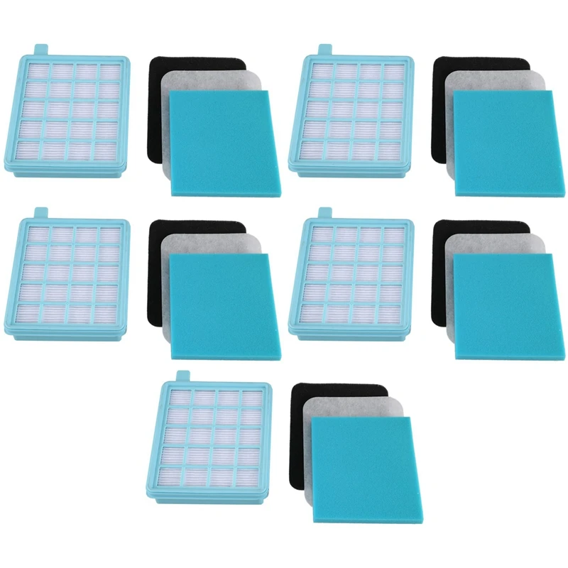 

Набор фильтров 5X для активного и компактного пылесоса Powerpro. (Сопоставимо с FC8058 / 01)