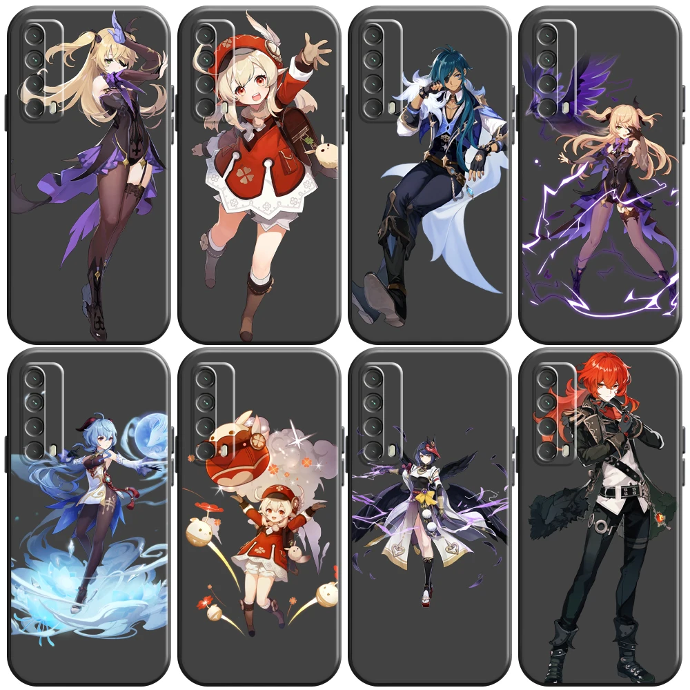 

Genshin Impact Project Game Phone Case For Huawei P Smart Z 2019 2021 P20 P20 P30 Lite Pro P40 Lite 5G Silicone Cover Coque