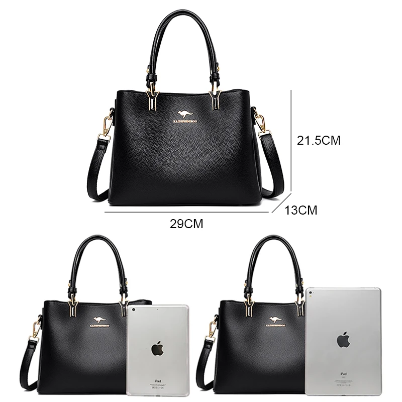 Женская кожаная сумка через плечо