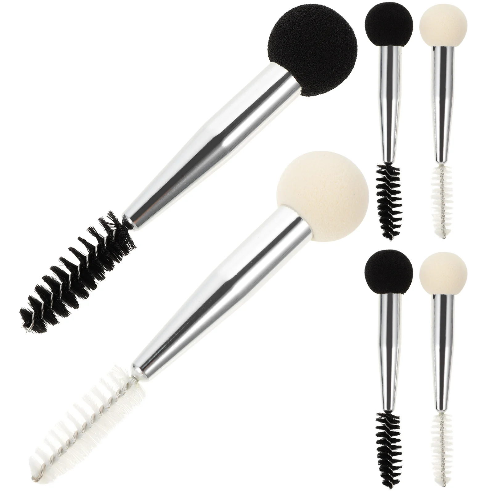 

Makeup Brush Sponge Eyelash Eyebrow Brushes Sponges Set Kitfoundationeye Shadow Head Double Lashmake Puffs Mascara Mushroom Puff
