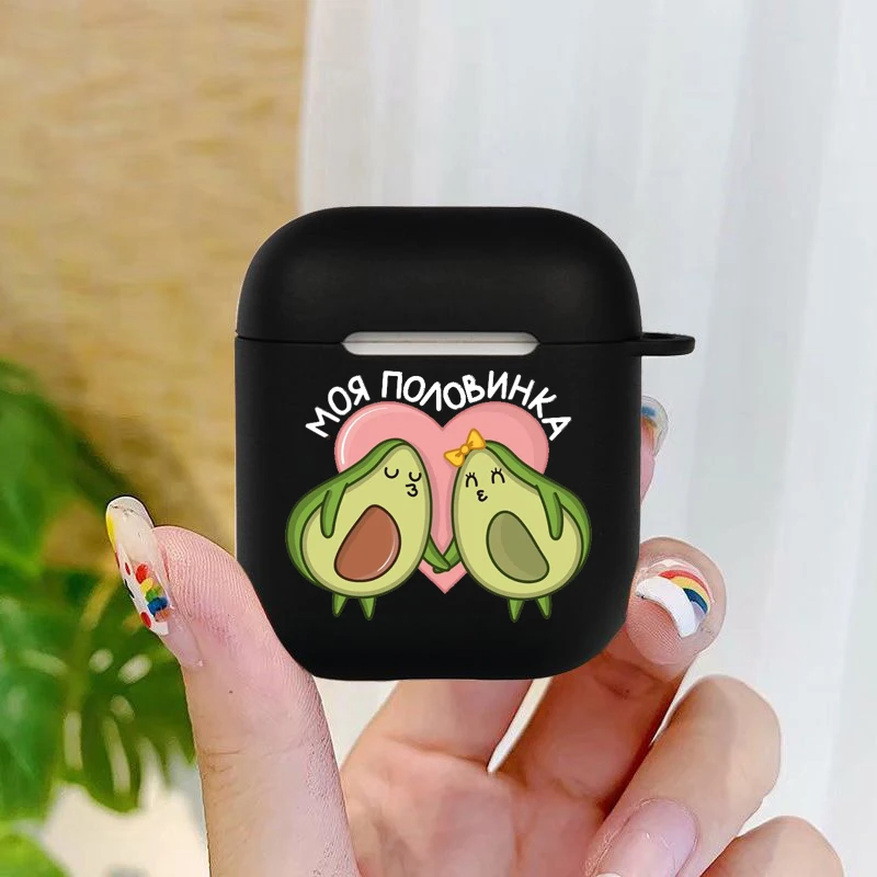 Модный мягкий силиконовый чехол из ТПУ с рисунком фруктов и авокадо для AirPods Pro 1 2 3