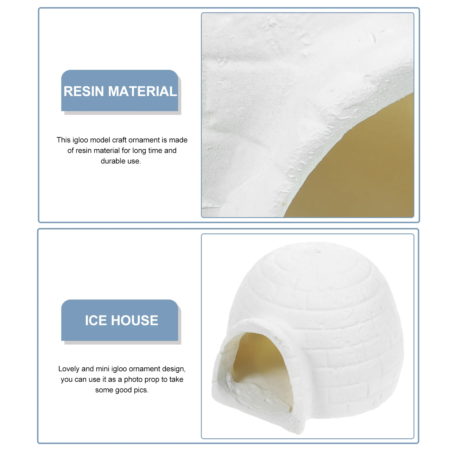 Миниатюрная имитация иглу детские игрушки украшение для ледяного дома кофе