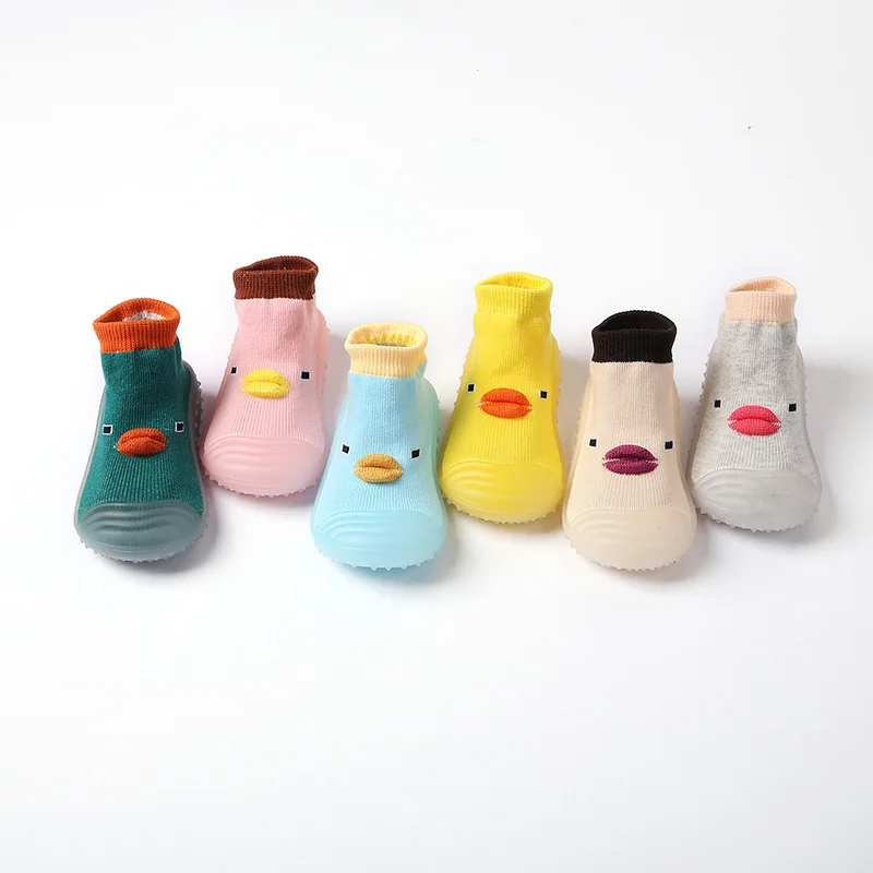 

Socks Shoes Baby Boys Girls Baby Spring and Autumn Children's Bow Breathable Rubber Soft Bottom Non-Slip Toddler Shoes JB