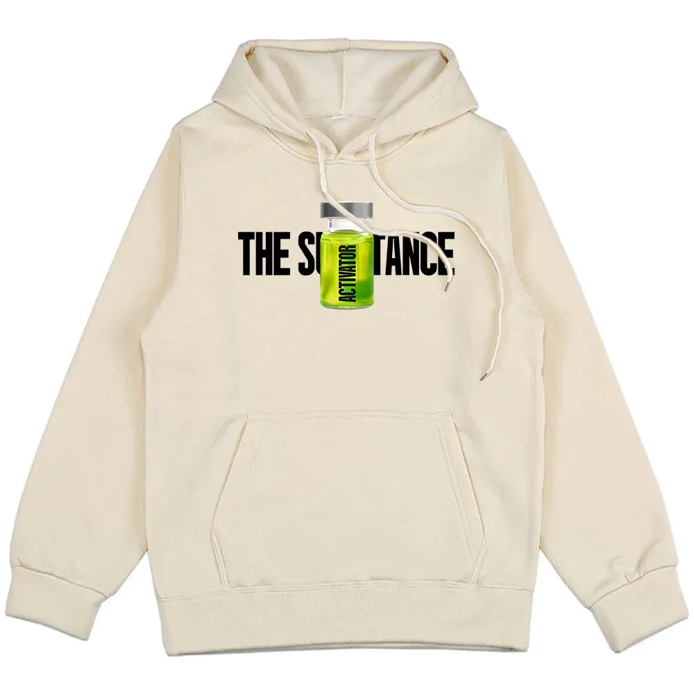 Толстовки с рисунком из фильма ужасов The Substance зимние мужские/женские толстовки