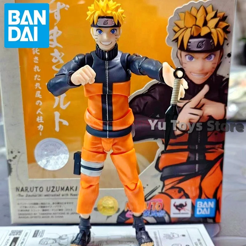 

New Bandai Shf Naruto 2.0 Articulated Action Figure Model Boxed Figure Japanese Version In Stock Collect Ornament Toy Gift