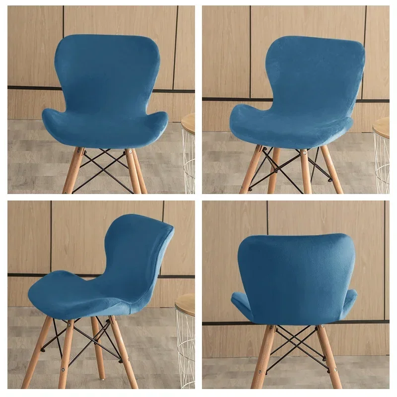 1/2/4/6 шт. Бархатные чехлы на стулья