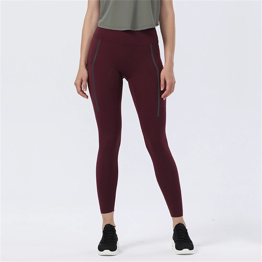 New Women Seamless Yoga Leggings Quick Dry Breathable Sports Pants High Waist Hip Lifting Gym Running Fitness Leggings