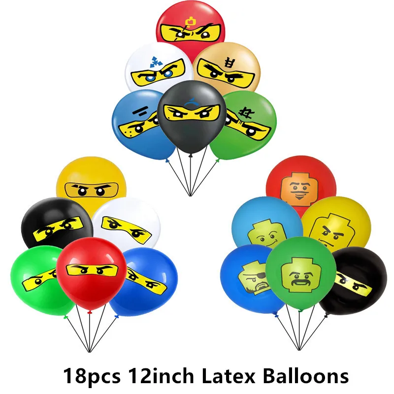 1 комплект Детские шары-ниндзя |