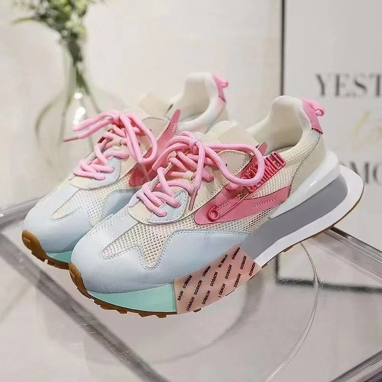 

2023 Women Shoes Designer Sneakers Fashion Outdoor Ins Causal Lace Up Shoes Female Ladies Footwear Size 35-40 Shoes for Women