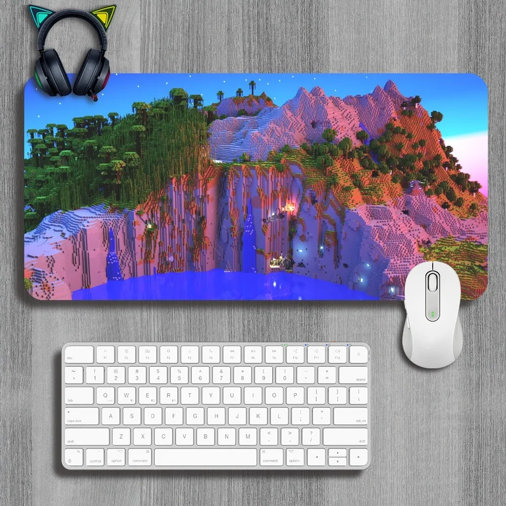 Игровой коврик для мыши M-Minecraft нескользящий утолщенный большой письма офиса