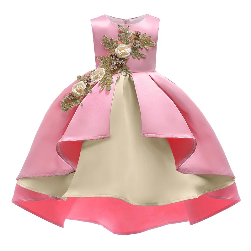 

Baby Girls Flower Dresses For Girls Floral Wedding Party Dresses Kids Princess Christmas Dress Children Girls Clothing