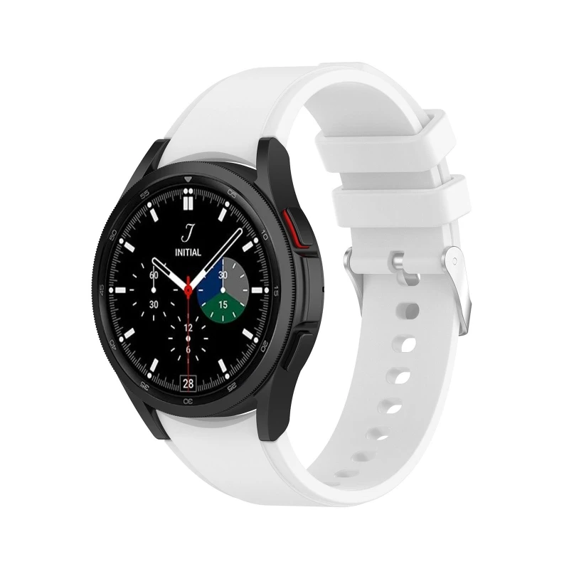 

Силиконовый ремешок совместимый с GalaxyWatch 4, Классический водонепроницаемый браслет, Прочный Модный ремешок для часов, спортивный браслет DXAC