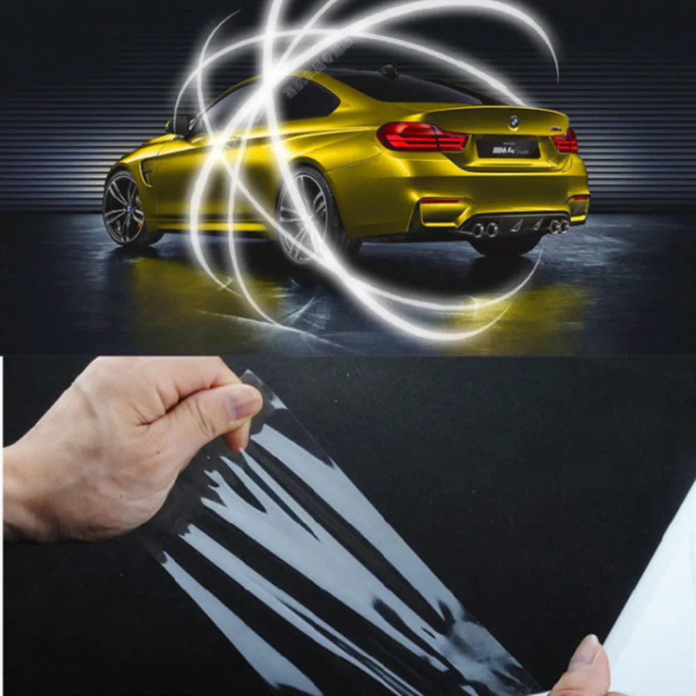 Полиуретановая прозрачная пленка против царапин на порог автомобиля Защитная