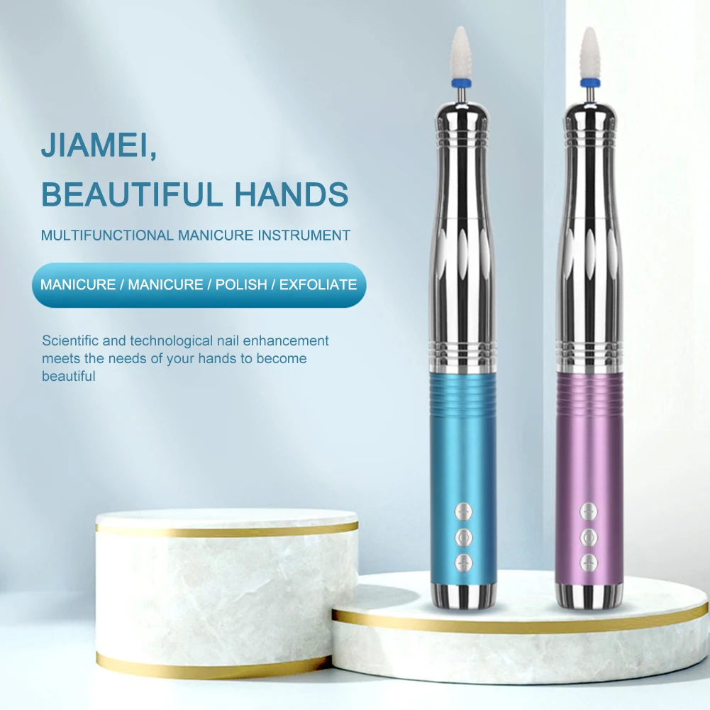 

Nail Drill Machine Portable Rechargeable Electric Nail Drill Pen Nail Art Equipment Nail Tools For Manicure Nail Gel Polisher