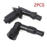 2pcs universal motorcycle ignition spark plug cap moped scooter dirt bike straddle type motorcycle cub underbone spare parts