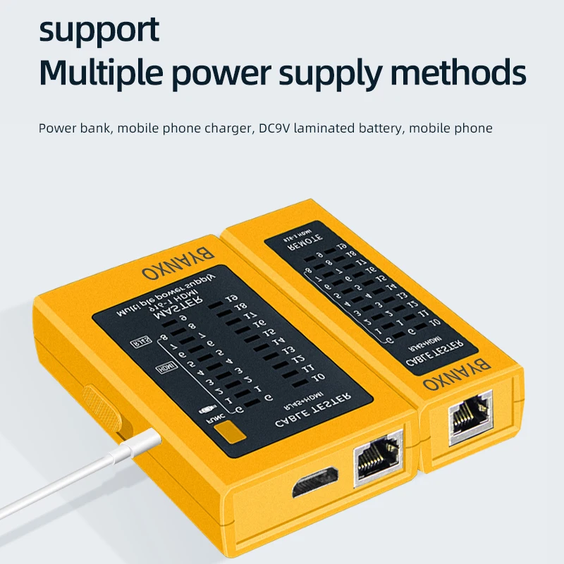 Burboro RJ45 Cable Tester Lan Test Tool Network Cable Tester&HDMI Cable Tester Networking Tools Network Repair