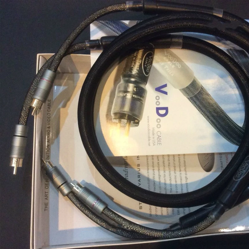 Кабель Voodoo RCA с посеребренным разъемом Hi-Fi Audio Interconnect Line