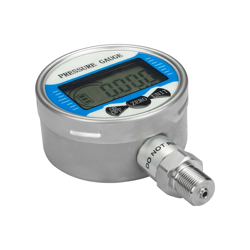 Barometer Oil Pressure Gauge Meter Stainless Steel Diaphragm SUS304 316L LCD Gas Liquid Fuel Manometer