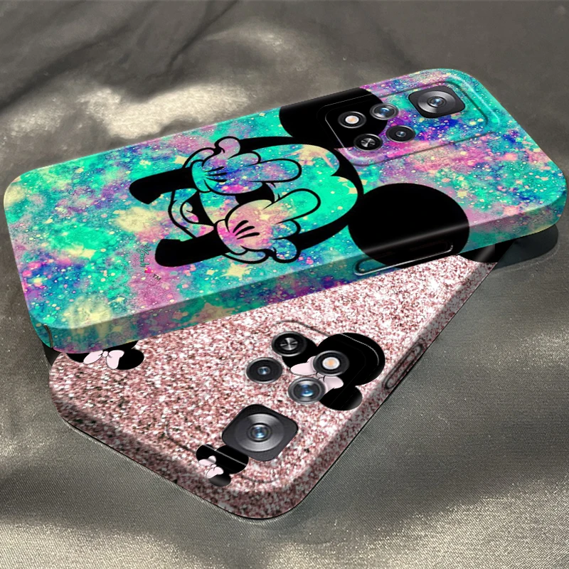 

Disney Mickey Minnie Hot Art Phone Case For Redmi K60 K50 K40 K30 9A Note 12 11 11T 10 10S Pro Plus 5G Feilin Film Hard Cover
