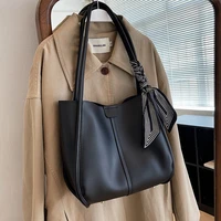small ribbon designer pu leather solid color shoulder side bags for women 2022 luxury brand fashion handbags and purses tote