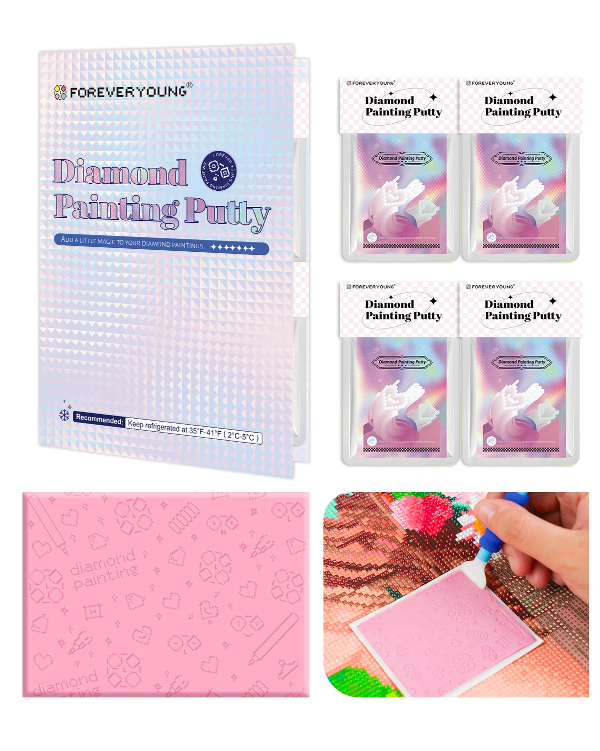 

Forever Young Шпатлевка для алмазной живописи