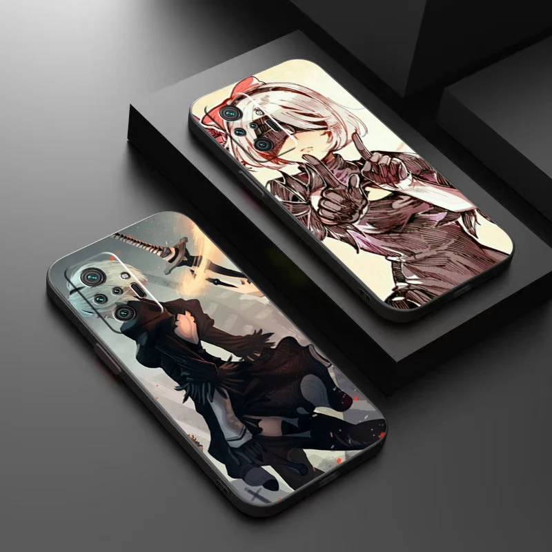 

NieR: Automata Phone Case For Xiaomi Redmi 7 8 7A 8A 9 9i 9AT 9T 9A 9C Note 7 8 2021 8T 8 Pro Soft Black Back Liquid Silicon