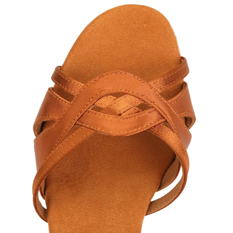 Latin Dance Shoes for Women Elegant Ballroom Dancing Shoes 5/7.5/8.5 CM High Heels for Dancing Tango Salsa Sandals