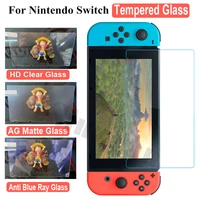 ag matte hd tempered glass screen protector for nintendo switch anti blue ray protective film for nintendo switch oled lite