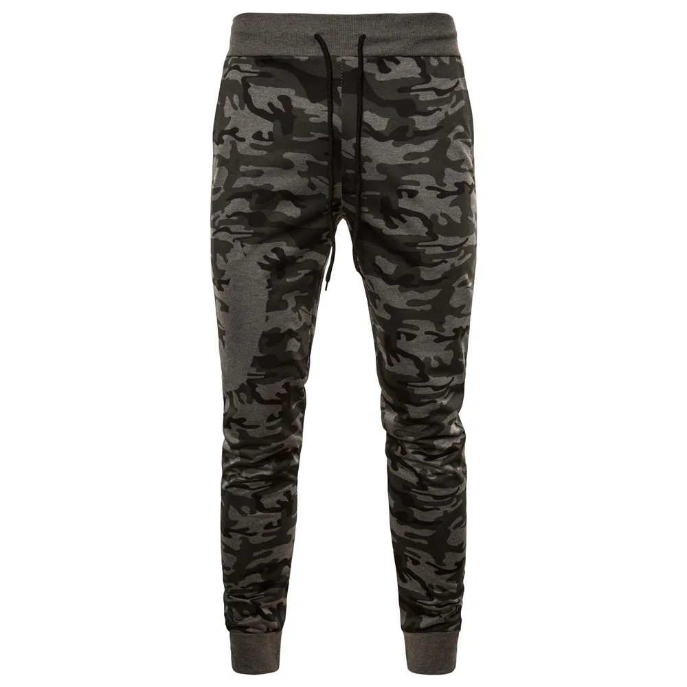 NEW 2022 Spring Summer Casual Joggers Beam Foot Elastic Waist Army Cross-border Camouflage Man Foot Slacks Men\'s Trousers