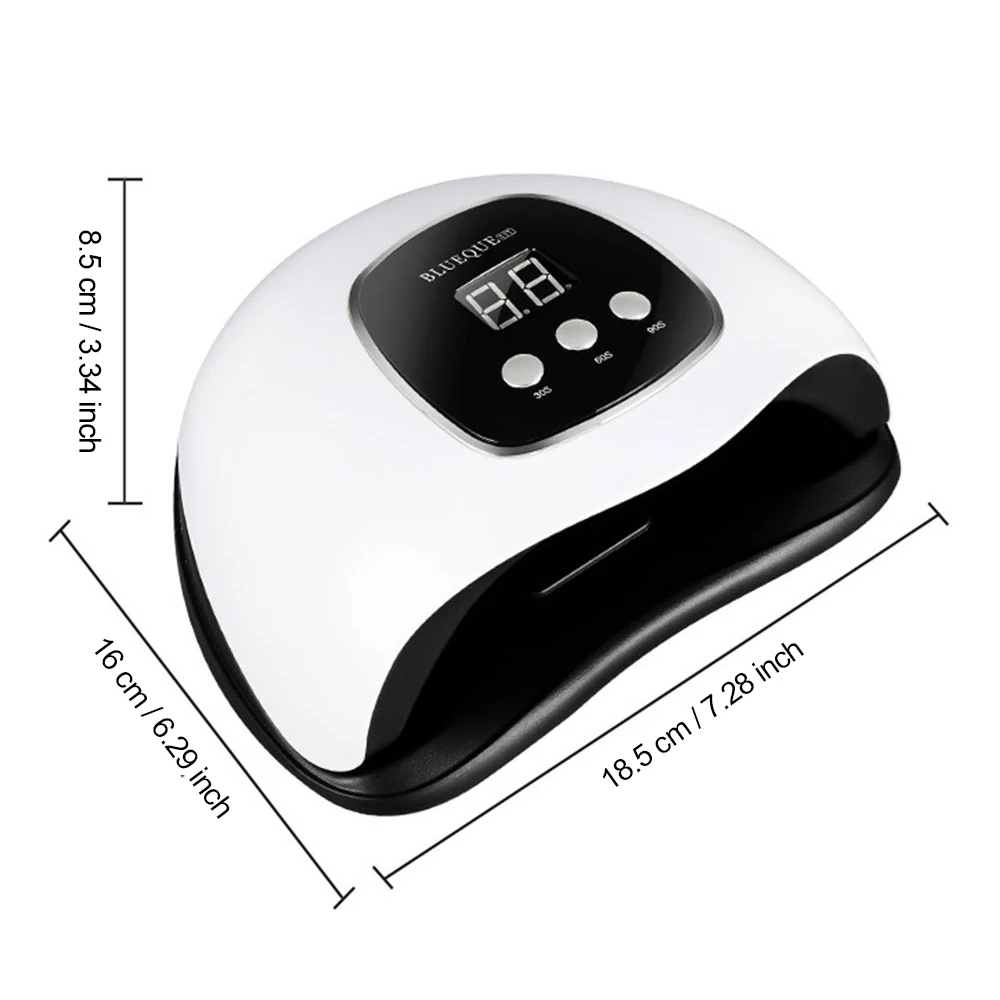 Лампа УФ/LED для сушки гель-лака ногтей 48 Вт