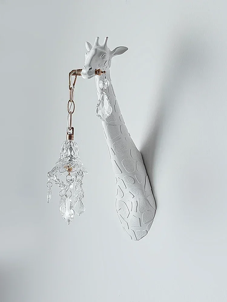 Дизайнерская атмосфера Хрустальный полимерный настенный светильник в виде