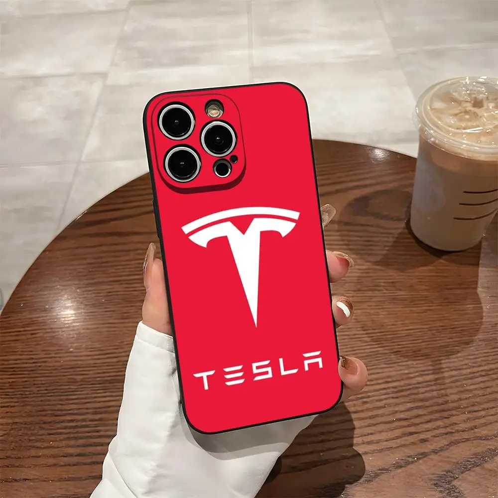 Чехол для телефона с логотипом T-Teslaes для iPhone 17 Pro Max, 14 Pro Max, 12, 16, 15, 13 Pro, 11, Xr, X, Xs, 8, 7 Plus, задняя крышка (art.: 3920da2ce4dca) - 3920da2ce4dca