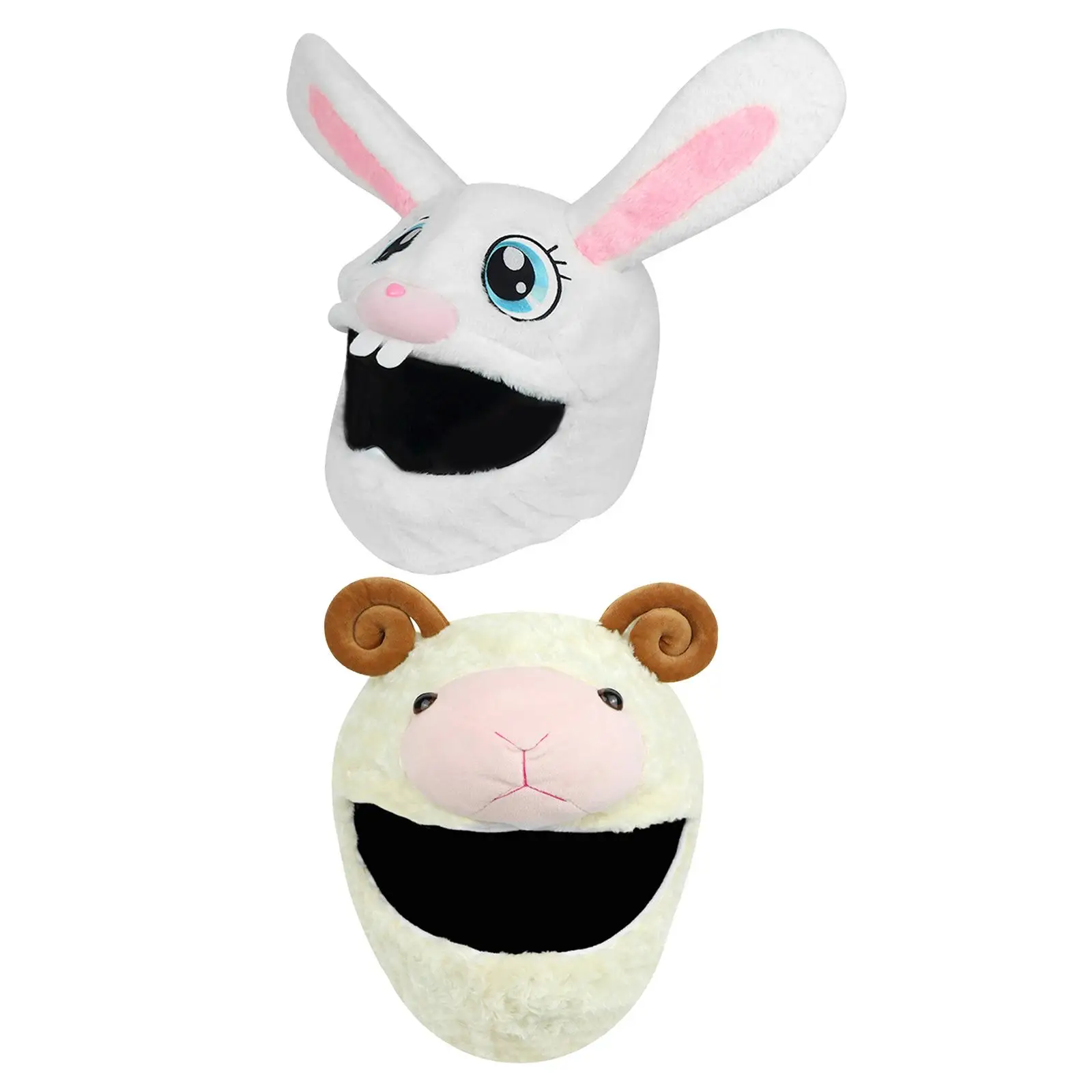 

Cover Sleeve for Full Faces Motorbike Plush Funny Cover