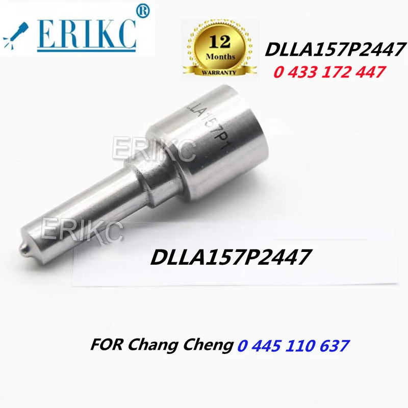 

ERIKC DLLA 157P 2447 Diesel Injector Nozzle Common Rail Spray DLLA157P2447 OEM 0 433 172 447 FOR Chang Cheng 0 445 110 637