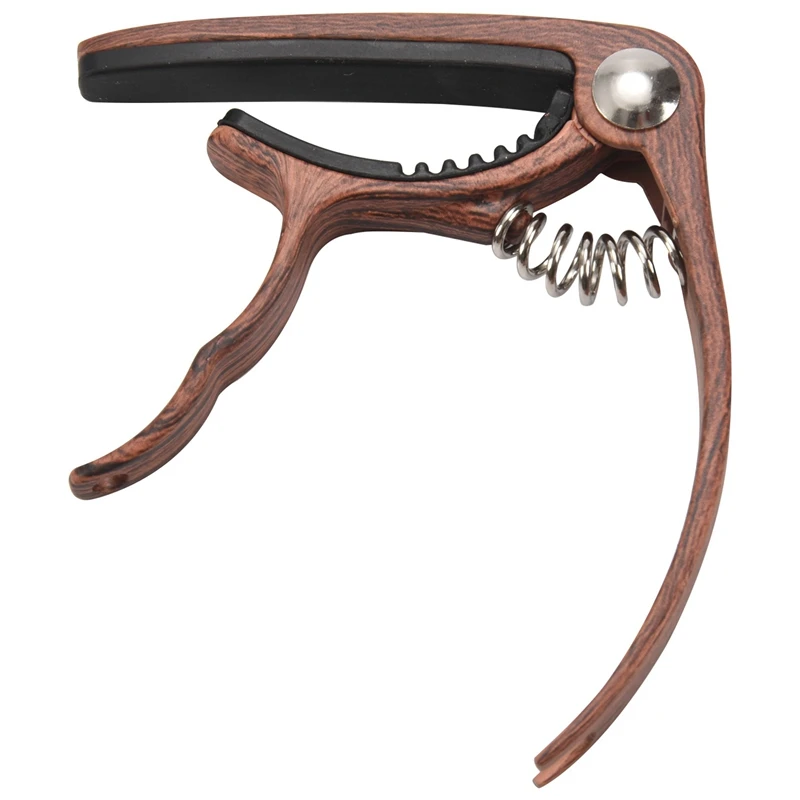 

1 Pcs Capo Guitar Capo & 1 Set Gold Plated Guitar Bridge