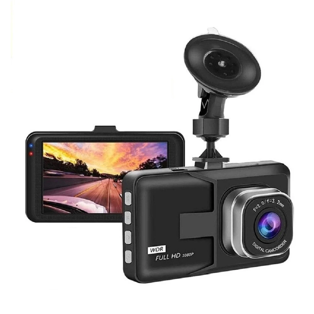 

3 Inch Screen G-sensor Motion Detection Car DVR Video Driving Recorder Single Lens HD Loop Recording Dash Cam