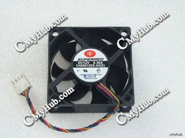 Для SUPERRED CHD6012EB-AH(E) DC12V 0 30A 6020 6 см 60 мм 60X60X20 4-контактный охлаждающий вентилятор