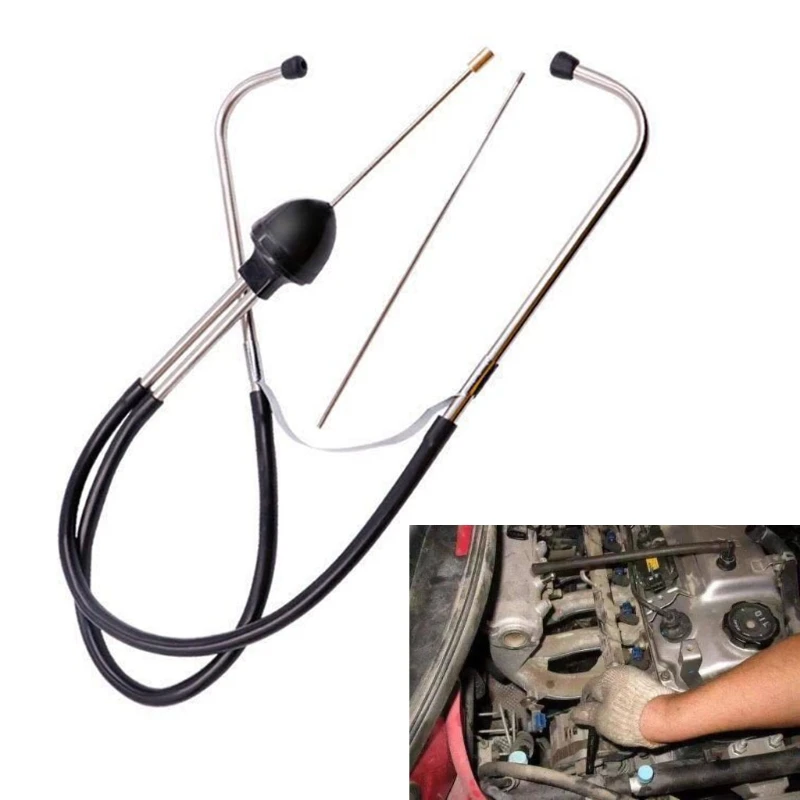 

Mechanics Stethoscope, Automotive Engine Diagnostic Sensitive Hearing Tool Tester, Engine Tester, Stethoscope Car Engine