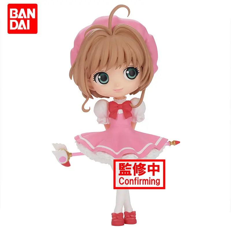 

BANPRESTO Q Posket Cardcaptor Sakura Kinomoto Sakura Q Ver. Figure Model Anime PVC Toys Gift Collectible Model Toys Ornaments